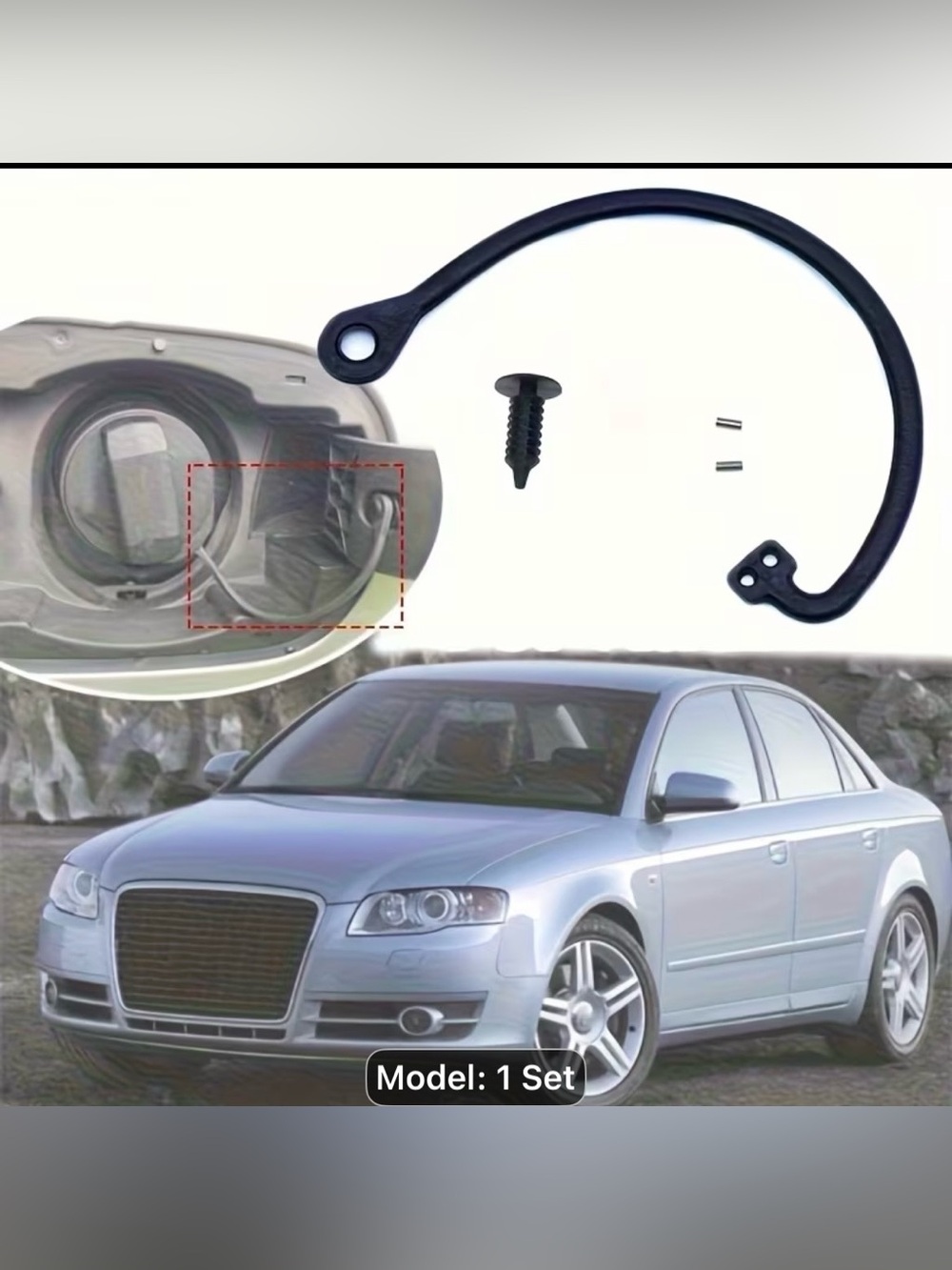 Fuel Gas Cap Door Tether Strap Cord Replacement Repair Kit New